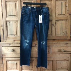NWT Vigoss 31 The Stevie Straight Crop Jeans